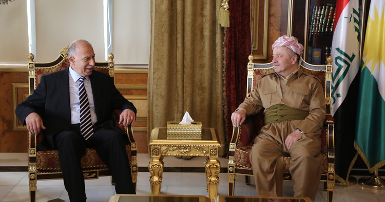 President Barzani with usama nujaefi