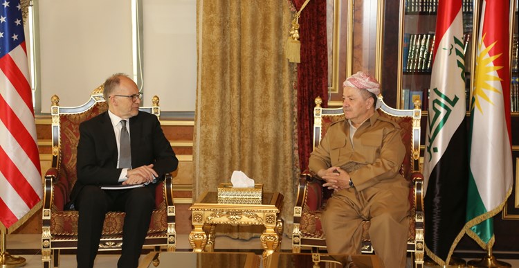 President Barzani with USA Ambassador
