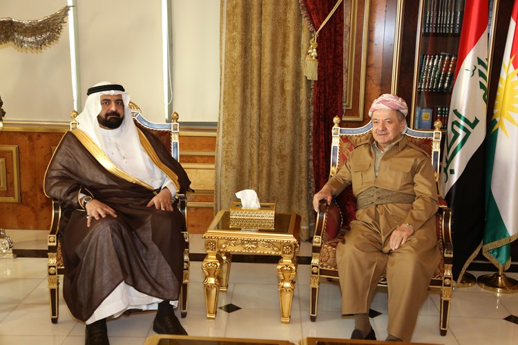 president Barzani with Abla Ageel Yawr