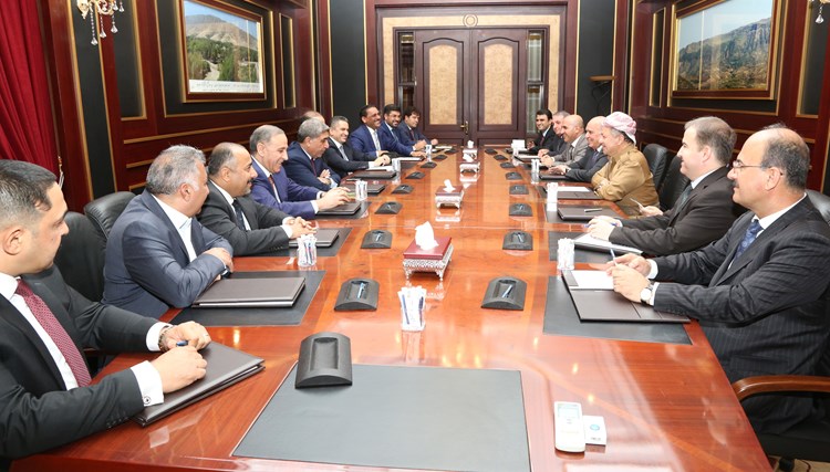 president Barzani -Saeron and nasr