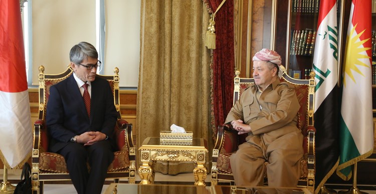 President Barzani with Japon Ambassador