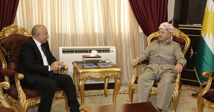 president Barzani with nufal hamadi 13-10