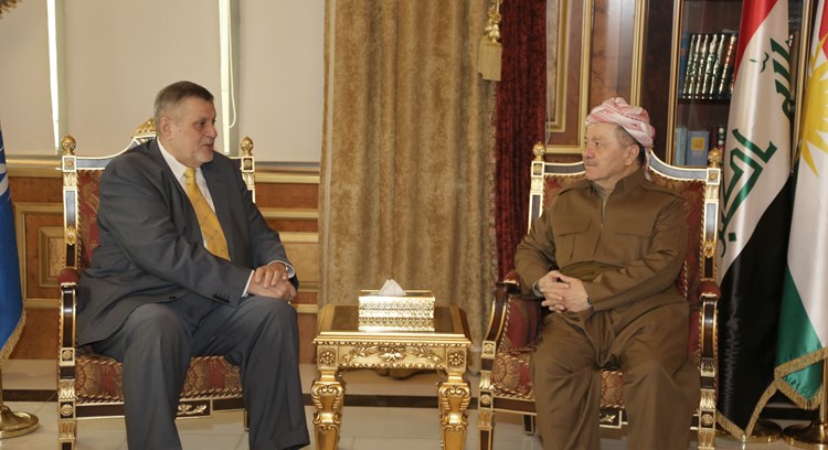 president Barzani with  YanKubish  4-12