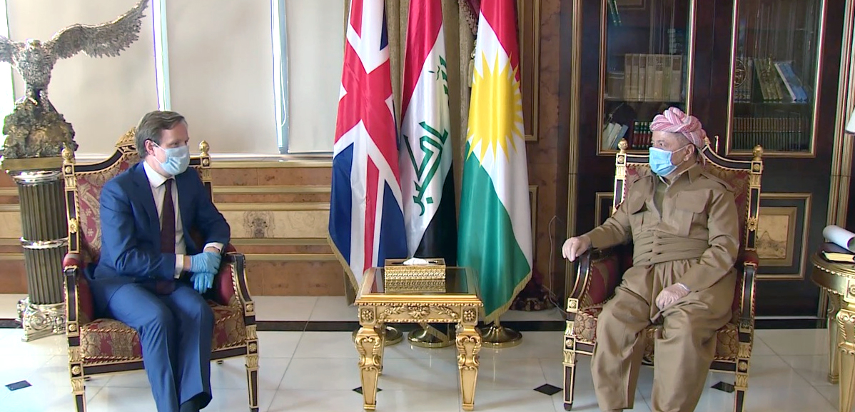 Serok barzani u safeeri uk