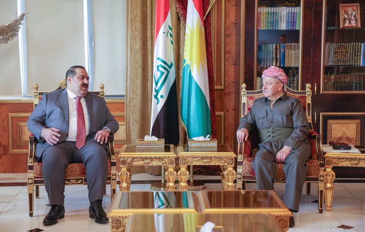 سەرۆک بارزانی و موسەننا ئەلسامەرایی.JPG