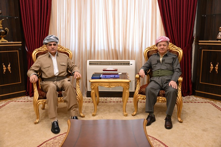 سەرۆک بارزانی و ڕەحیم ڕەشید.JPG