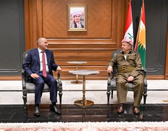 سەرۆک بارزانی و ئەحمەد ئەلجەربا ١.JPG