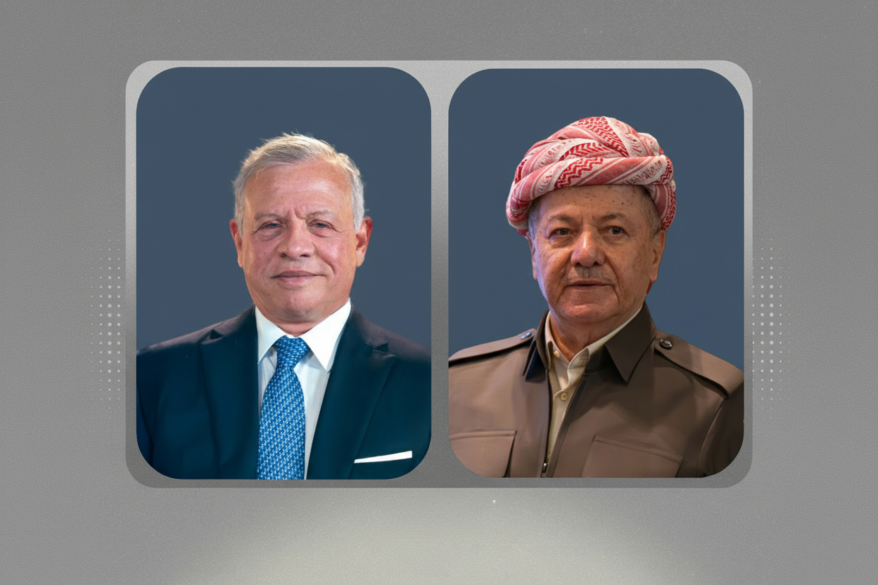 سەرۆک بارزانی و شا عەبدولڵا.JPG